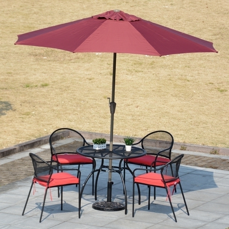Outdoor Iron Mesh Table And Chairs Yard Garden Garden Terrace Casual Table And Chairs Furniture Bar Café Outdoor Table And Chairs