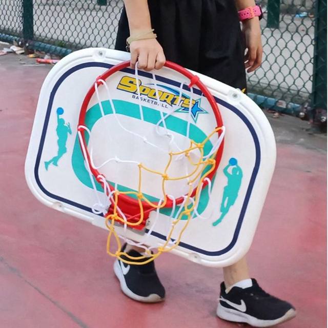 Hoop basketball hanging outdoor ທີ່ບໍ່ມີ punch ງ່າຍດາຍ hoop ເດັກນ້ອຍ tied ກັບ posts ບ້ວງ hoop ເຮືອນ hoop ບ້ວງມືຖື