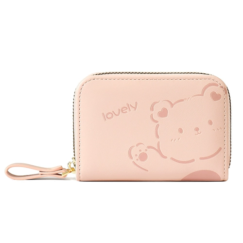 Мультяшный картхолдер, маленькая сумка через плечо, кошелек с молнией, японские и корейские