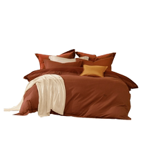 Mercury Home Textiles brushed four-piece antibacterial kit 100% cotton quilt cover sheets autumn and winter home bedding 24 new products