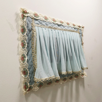 Fabric lace meter box decorative curtain electric gate dust cover collection wire box multimedia box decorative cover gauze curtain customized