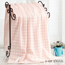 Japanese GP gauze bath towel towel adult extra cotton bath towel newborn super soft absorbent quick-drying