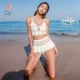 Áo tắm ba mảnh kỳ lạ mặc bikini hai mảnh áo tắm xuân nóng 19078 - Bộ đồ bơi hai mảnh