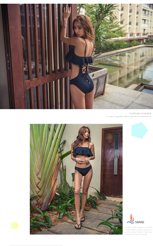 Áo tắm ba mảnh nữ bikini gợi cảm ba điểm mùa xuân nhỏ áo tắm tươi 19003 - Bikinis