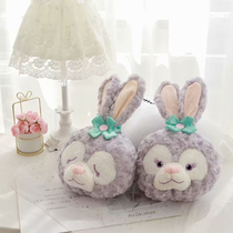 Cute cartoon rabbit car headrest neck pillow Four Seasons car pillow pillow car cervical spine pillow car car car