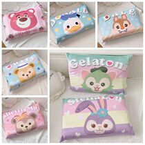 Japanese cute cartoon Duffy Bear pillow case single couple single pillow student adult pillowcase girl heart