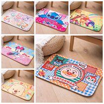 Cute cartoon access floor mat access door mat absorbent foot mat non-slip home bedroom door carpet girl