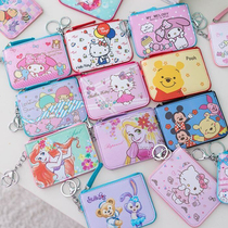Japanese cute cartoon cute PU coin wallet mini student small wallet coin bag female change bag card key chain