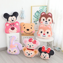 Cute cartoon pillow cushion car pillow sofa waist living room back cushion girl sleeping bedroom