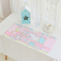 Japanese cute cartoon table mat pvc waterproof heat insulation mat anti-scalding placemats Western mat Japanese style