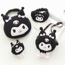 Japanese cute cartoon Little Devil shoulder bag shoulder bag Hand bag mobile phone coin wallet small bag ins girl heart