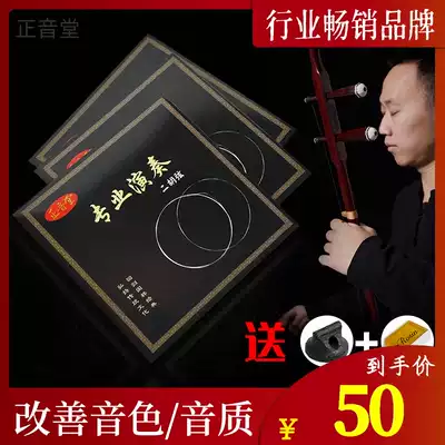 Zhengyintang Erhu string Erhu accessories Erhu line inner string Outer string set of professional performance Erhu string inner and outer strings