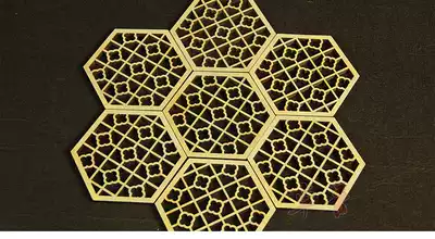 Zhengyentang Erhu Sound Window Hexagon Window Erhu Musical Instrument Accessories Factory Direct
