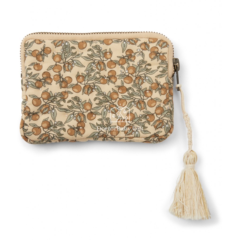 ▲Spot! Danish Konges Slojd organic cotton Coin purse tablet bag carry bag tassel
