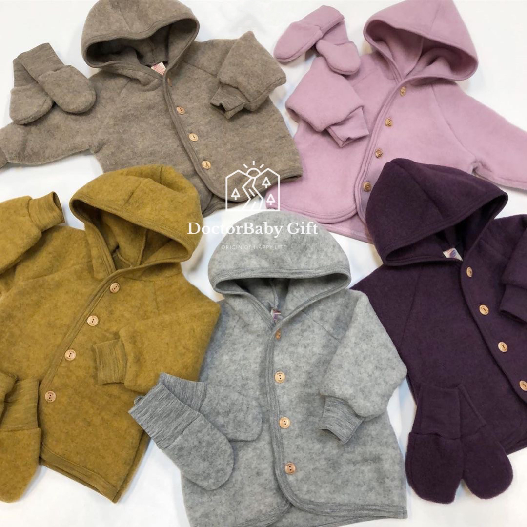 There are new colors German Engel infant baby organic wool blouses jacket long pants soft and warm