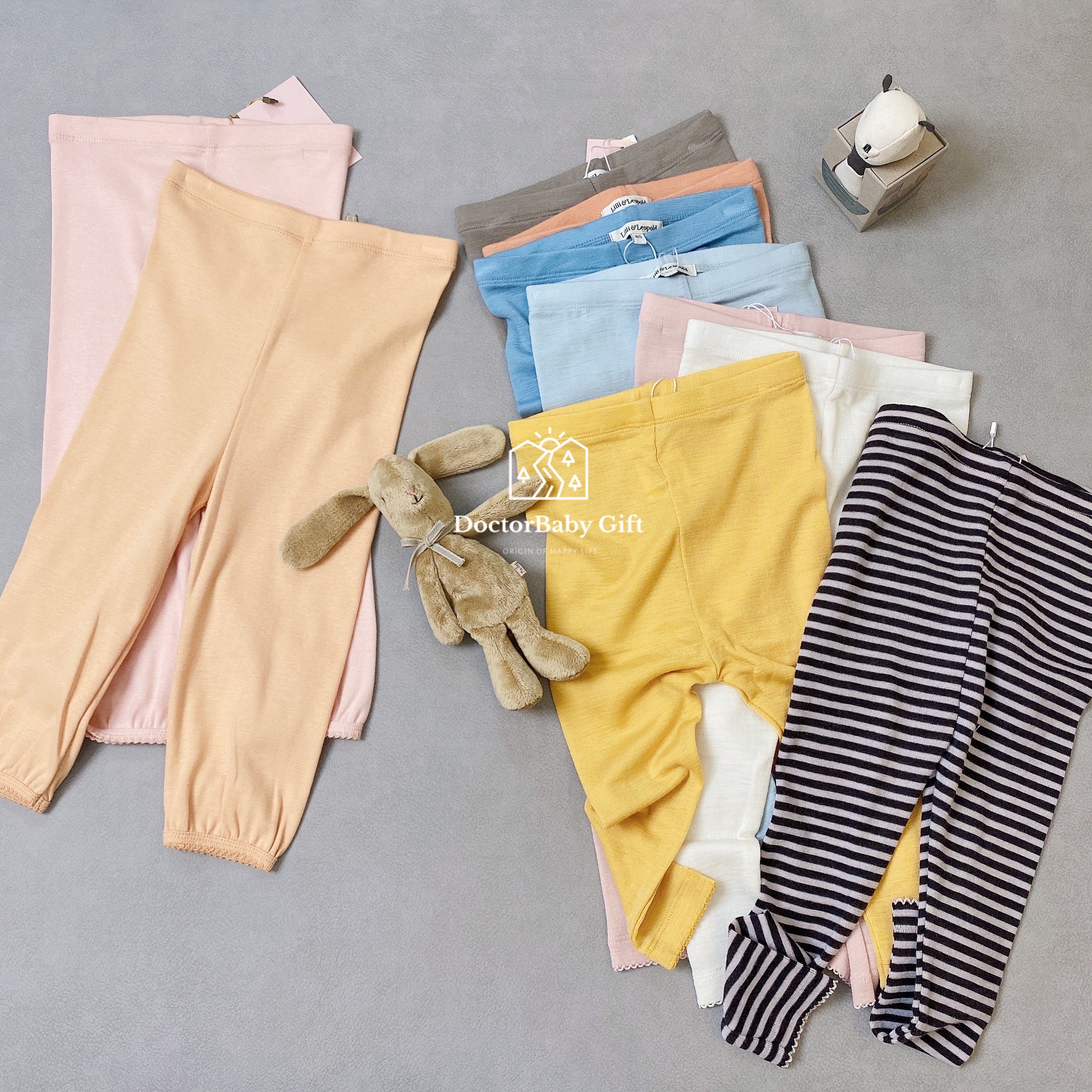 The 6 discount does not devolve the Lillileopold baby Merlinu wool light thin and soft long pants multicolor 11