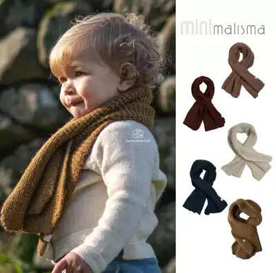 ▲ 21AW spot Danish minimalisma baby alpaca wool wild scarf soft warm multi color