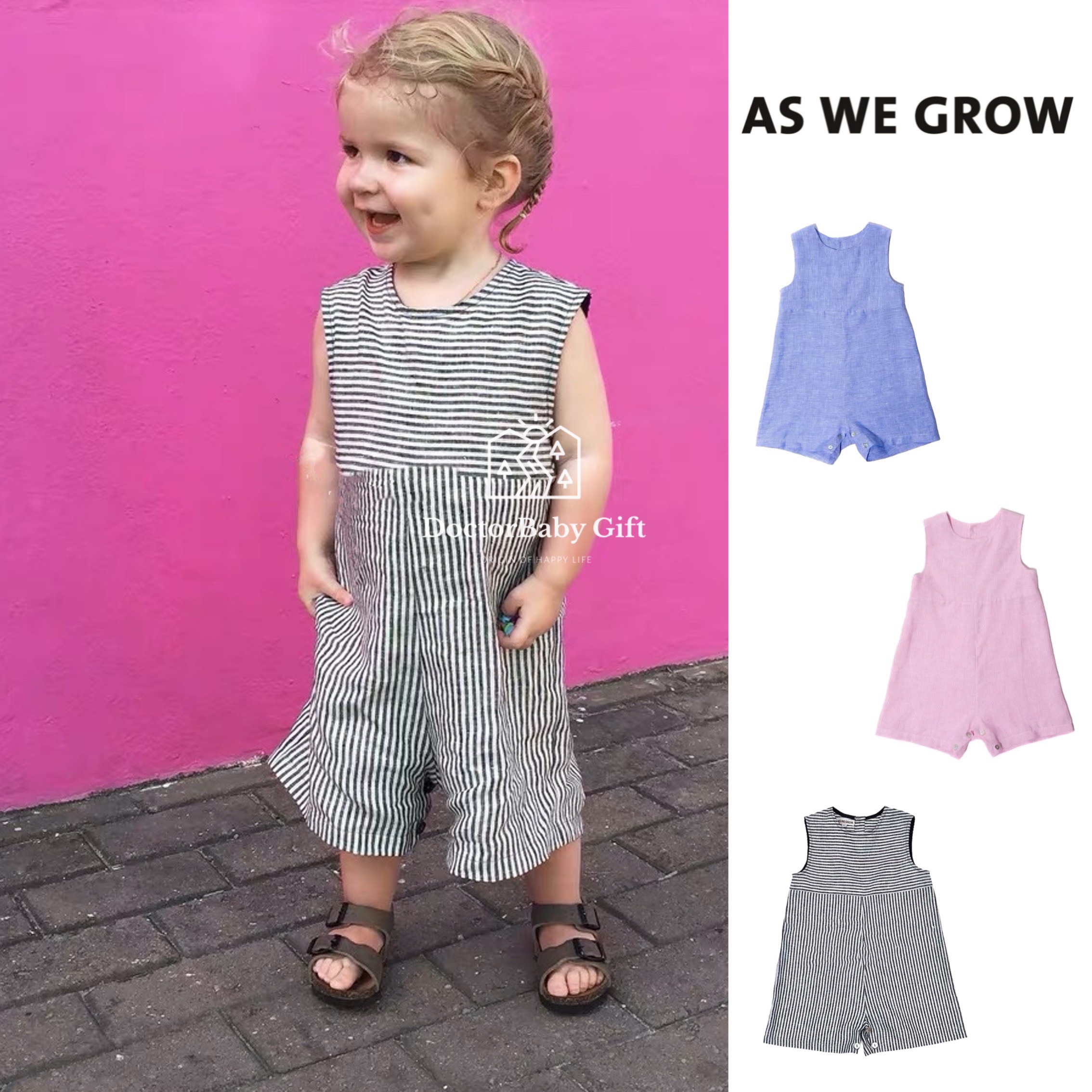 The 5 Fold No Deback Iceland As We Grow Linen Classic Sleeveless Connected Body Suit Pants