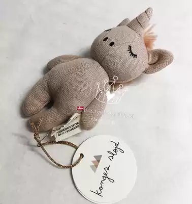 ▲Spot Danish Konges Slojd Unicorn rattle rattle baby full moon year-old gift