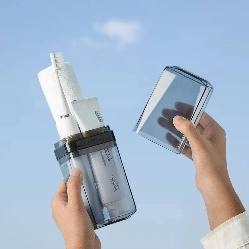 Toothbrush storage box Portable business travel wash cup set wash cup toothbrush cup toothpaste box wash cup