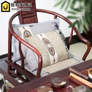 Bán đảo tốt mùa hè Trung Quốc gỗ gụ sofa đệm dày tân cổ điển ghế mây mây ghế đệm gối