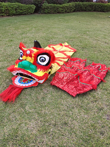 Lion's Head Lion Dance Props Kids Lion Dance Costume Lion Dance Kids Little Lion Student Performance Child Dance Lion Head