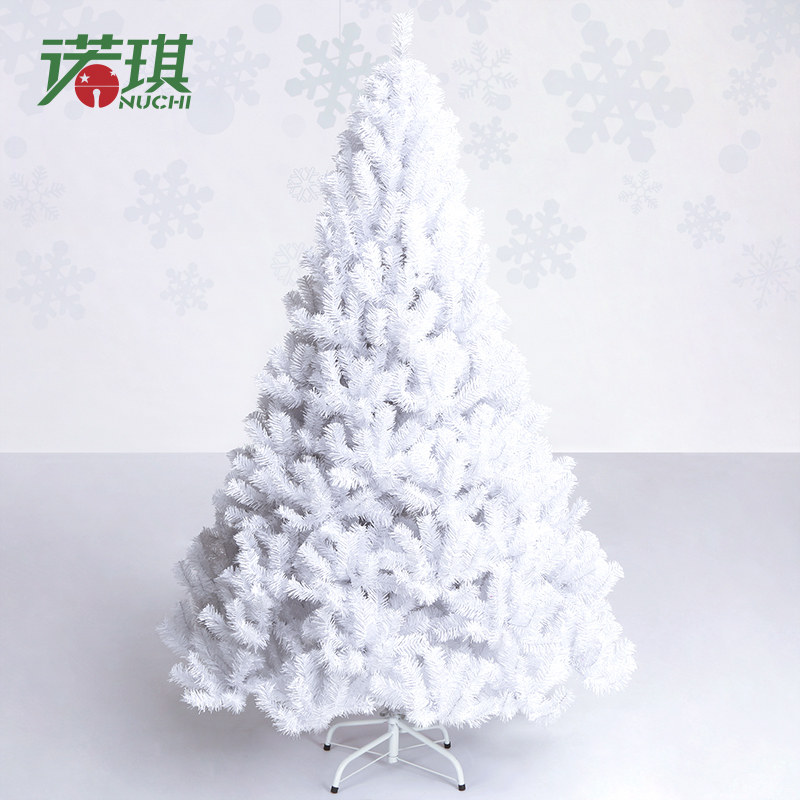 Nuoqi Luxury Encrypted White Christmas Tree 1.2m 1.5m 1.8m Household Small Christmas Naked Tree