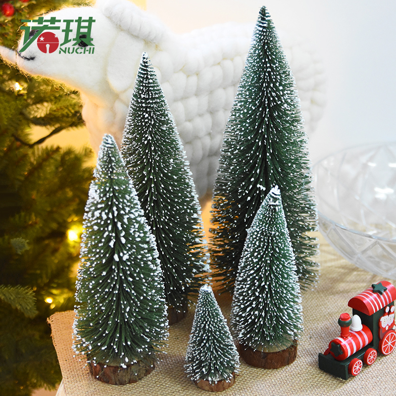 Noki White Snow Cedar Small Christmas Tree Mini Pine Needle Flocking Noki White Snow Cedar Small Christmas Tree Mini Pine Needle Flocking