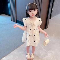 South Korea ins Girls Dress Summer Dress 2021 Children Princess Dress One Year Old Baby 3 Summer Girls Foreign Style Dress