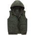 Long Hao Jeep thậm chí vest nhiều túi cỡ lớn cotton vest vest phóng viên câu cá vest nam vest vest - Áo vest cotton áo khoác ghi lê nam Áo vest cotton