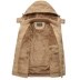 Xe jeep nhiều túi vest nam vest cotton chụp ảnh ngoài trời áo khoác phóng viên giản dị áo khoác đông nam Áo vest cotton