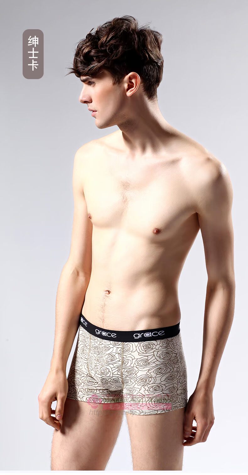 Jie Liya của Nam Giới Boxer Briefs Hộp Quà Tặng Mùa Thu / Mùa Đông Boxer Quần Thoải Mái Thoáng Khí Giữa Eo Đồ Lót Nam