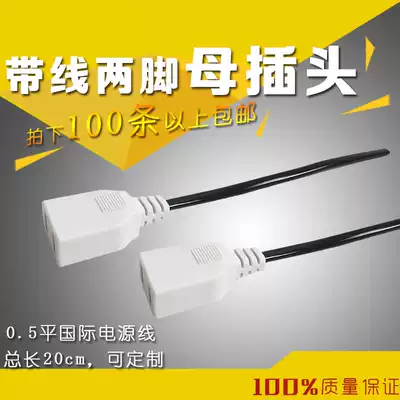 Monitoring waterproof tank 220V power female plug outdoor waterproof box power plug two-pin female plug