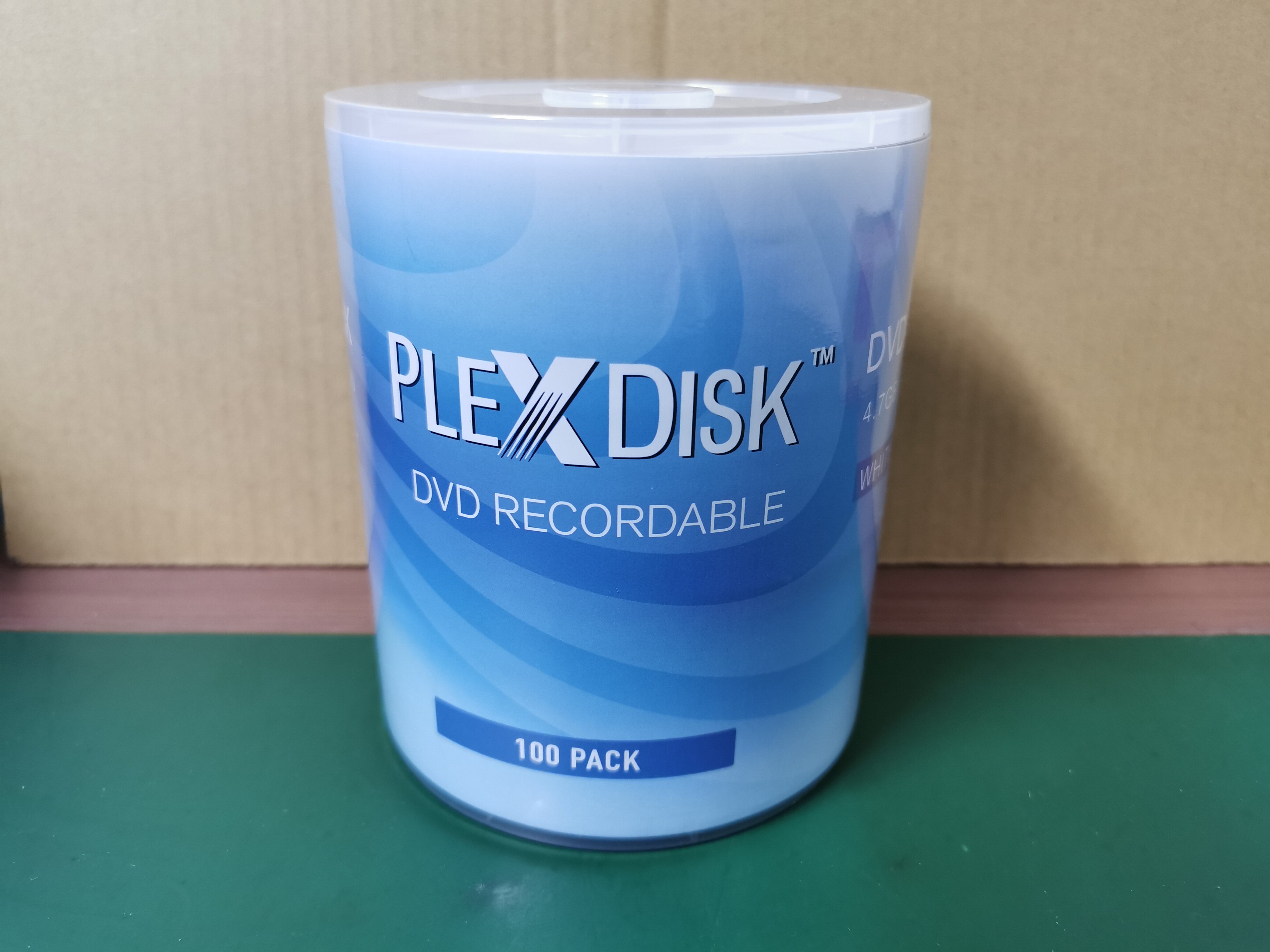 Weibao PlexDisk series 16x 4 7GB DVD-R 100 discs can be printed without standard