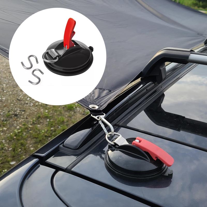 Outdoor camping rope power suction cup car tent canopy hook luggage strap fixer pet vacuum suction cup