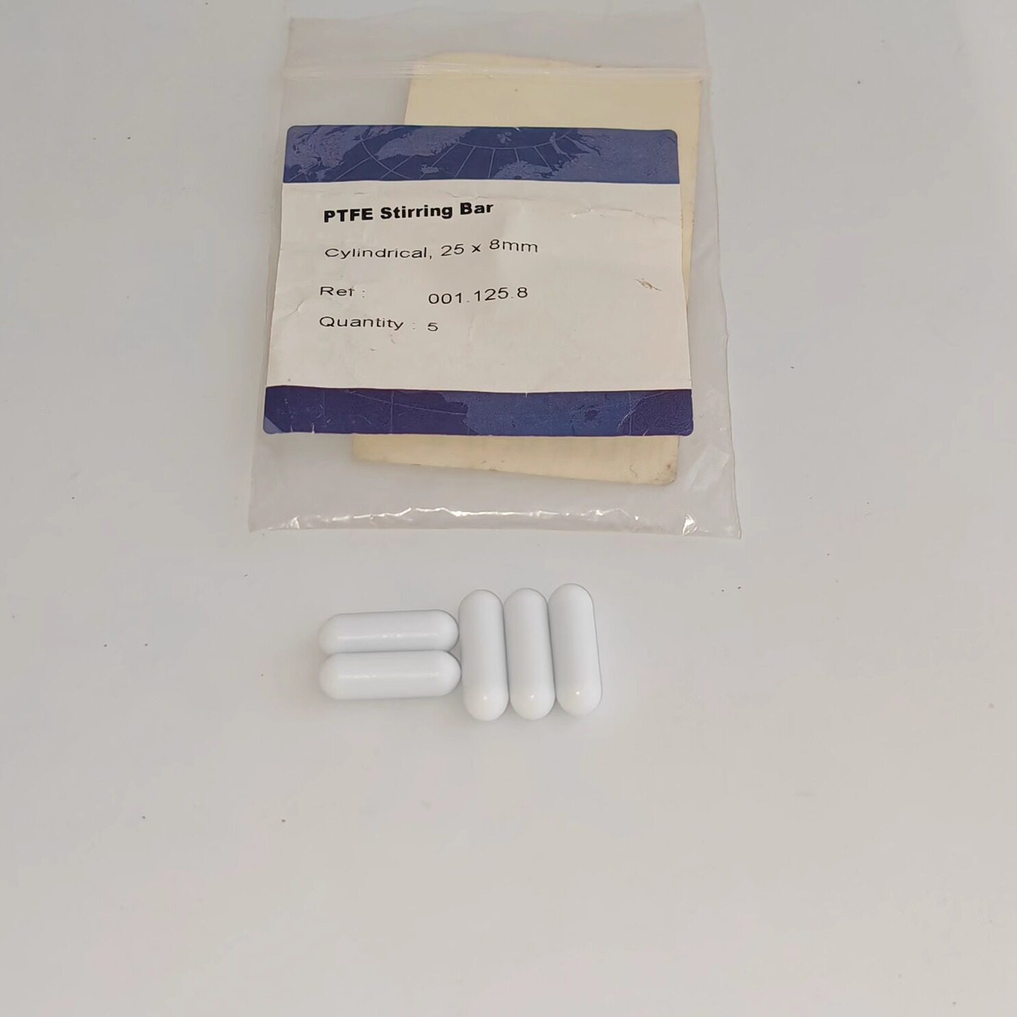 德国IKA 聚四氟乙烯磁力搅拌子 磁子 4488900 25x8mm 5个 椭圆形