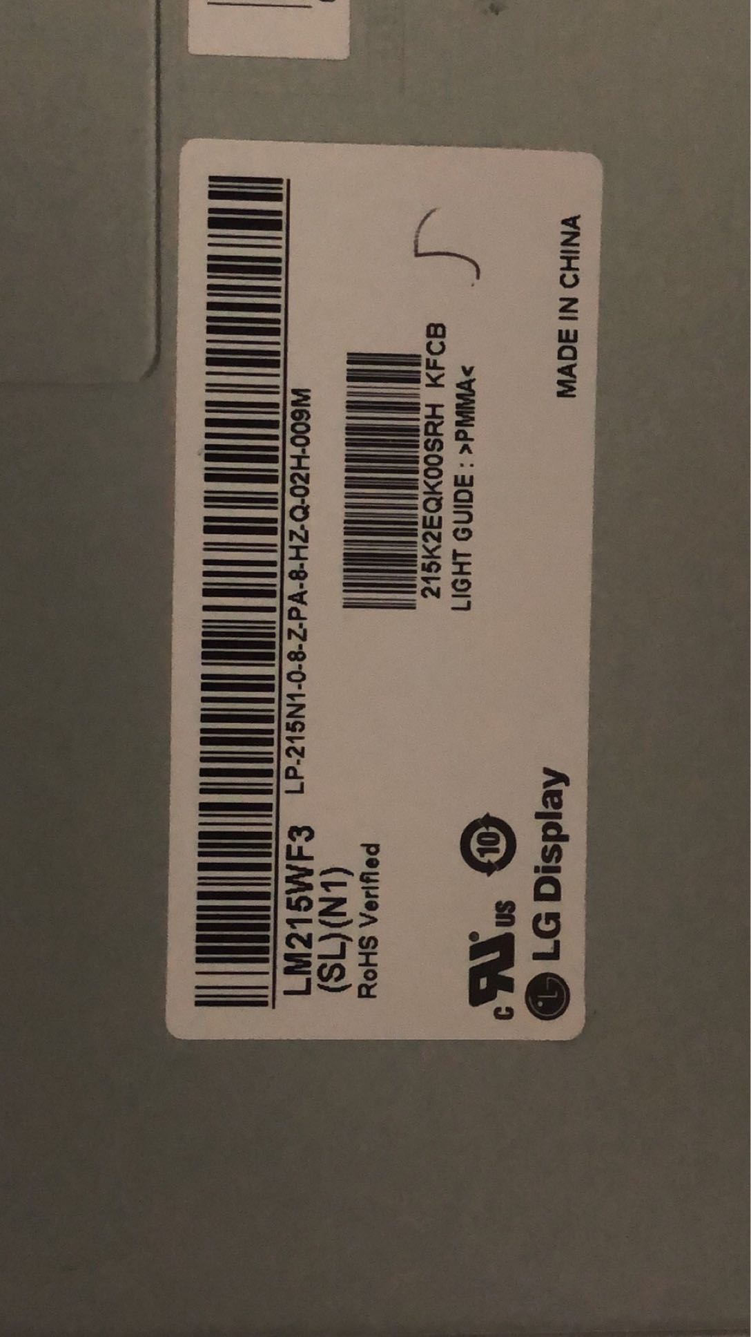 LM215WF3 SLQ1 SLN1 SLM1 SLS1 Brand New Original 21.5 inch LG LCD Screen