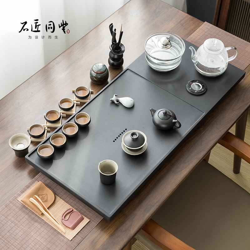 Wujinshi tea tray set fully automatic integrated induction cooker tea table Kettle tea stove whole set of household kung fu tea set