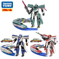 Takara tomy, трансформер, поезд, комбинированный робот для мальчиков, игрушка, делюкс издание