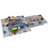 Takara tomy, оригинальная трехмерная карта, сумка, легкосплавный автомобиль с рельсами, комплект, модель автомобиля, ящик для хранения