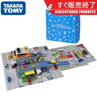 Takara tomy, оригинальная трехмерная карта, сумка, легкосплавный автомобиль с рельсами, комплект, модель автомобиля, ящик для хранения