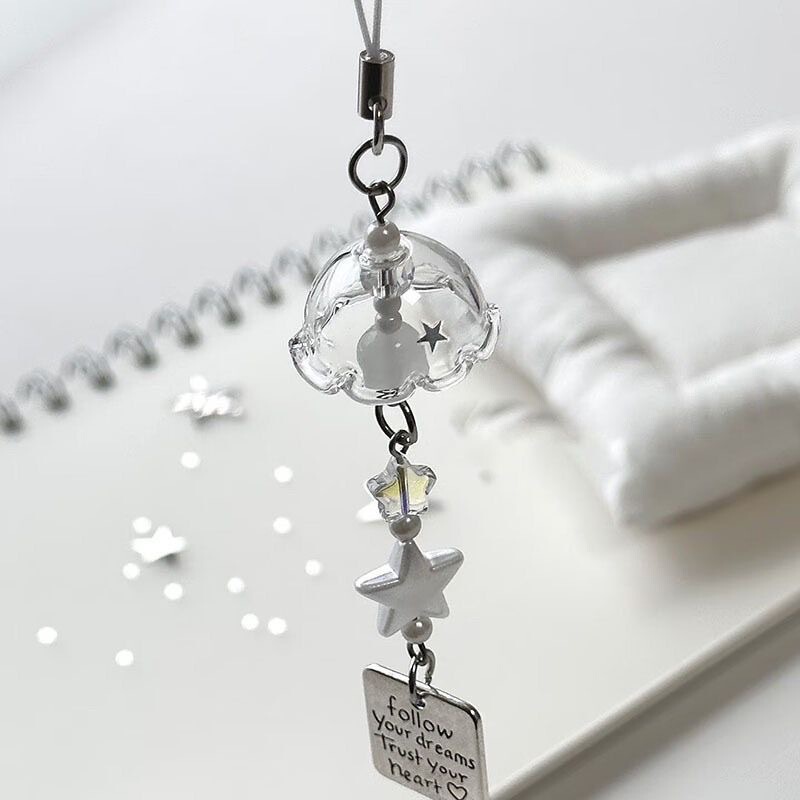 Family Portrait ins Jasmine Maple Leaf Ginkgo Wind Chime Pendant Phone Case Decoration Bag Camera Keychain ins Hanging Chain Family Portrait ins Jasmine Maple Leaf Ginkgo Wind Chime Pendant Phone Case Decoration Bag Camera Keychain ins Hanging Chain