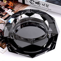 Crystal ashtray hotel fashion creative personality large living room glass European gift home office ashtray