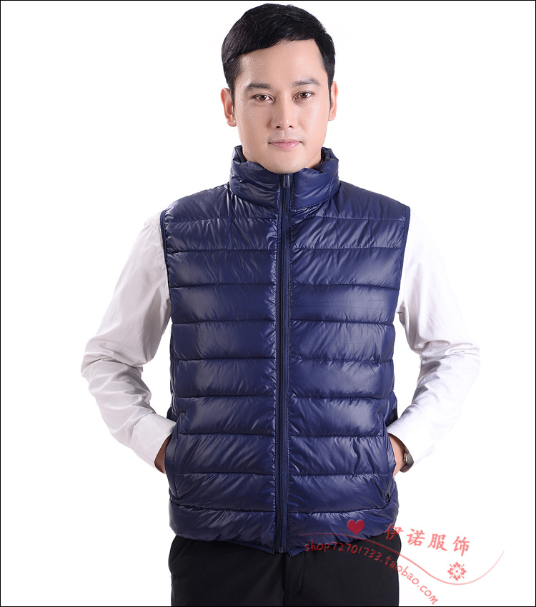 Mùa thu và mùa đông trung niên nam vest vest cotton cotton vest cha tải trung niên nam xuống cotton vest mùa đông áo khoác vest nam hàn quốc