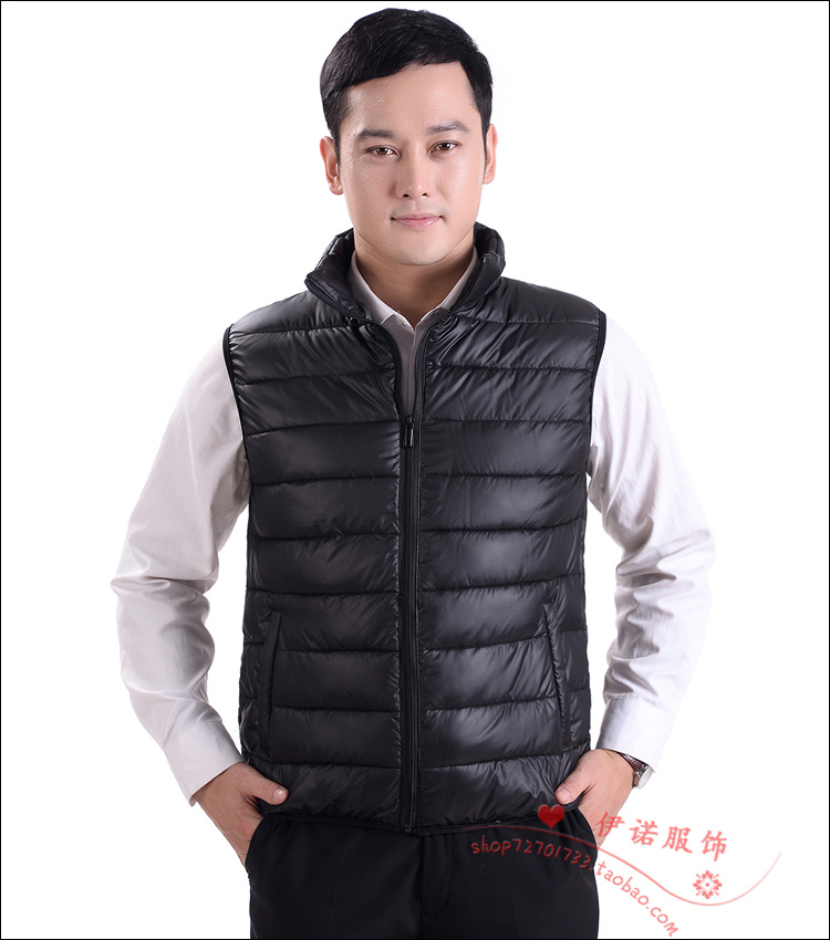 Mùa thu và mùa đông trung niên nam vest vest cotton cotton vest cha tải trung niên nam xuống cotton vest mùa đông áo khoác vest nam hàn quốc