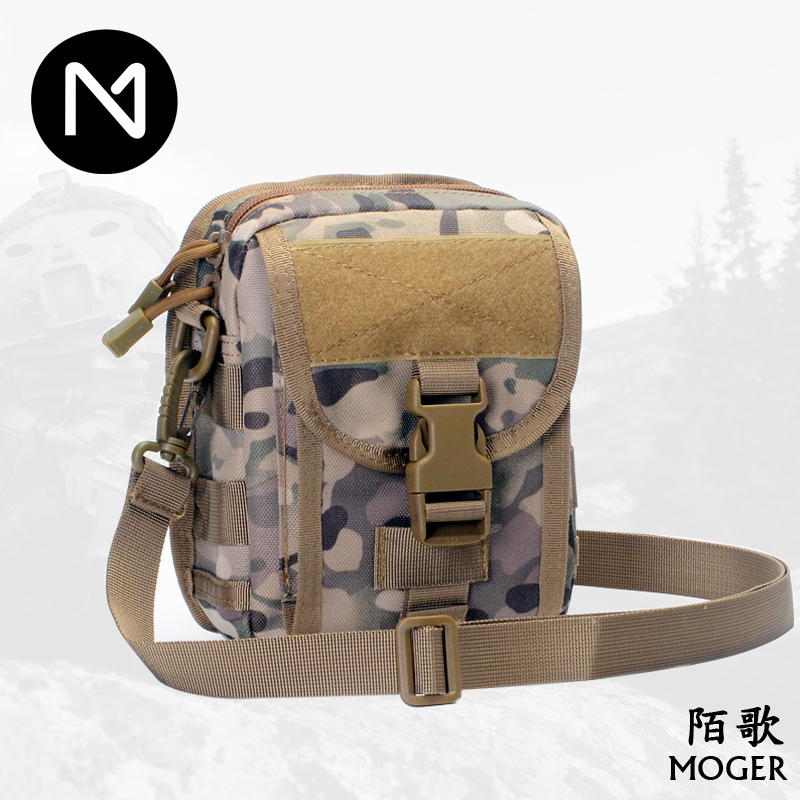 Stranglesong Molle Tactical Purse Camouflage Single Shoulder Bag Outdoor Running Sport Waterproof Mobile Phone Bag Army Fascination