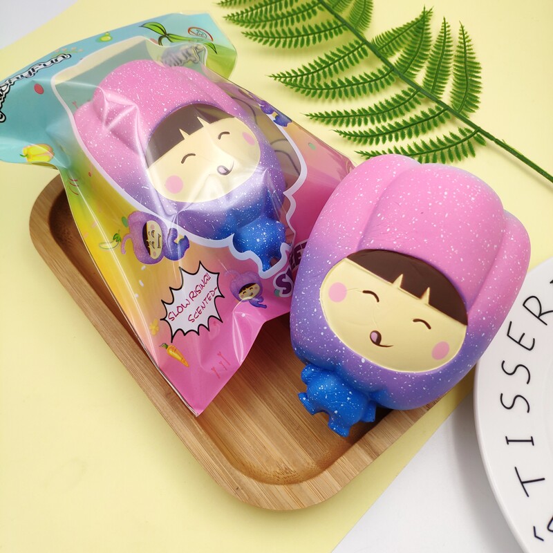 Doufang SquishyFun slow rebound squishy sweet pepper pu simulation bread children's early education educational toys