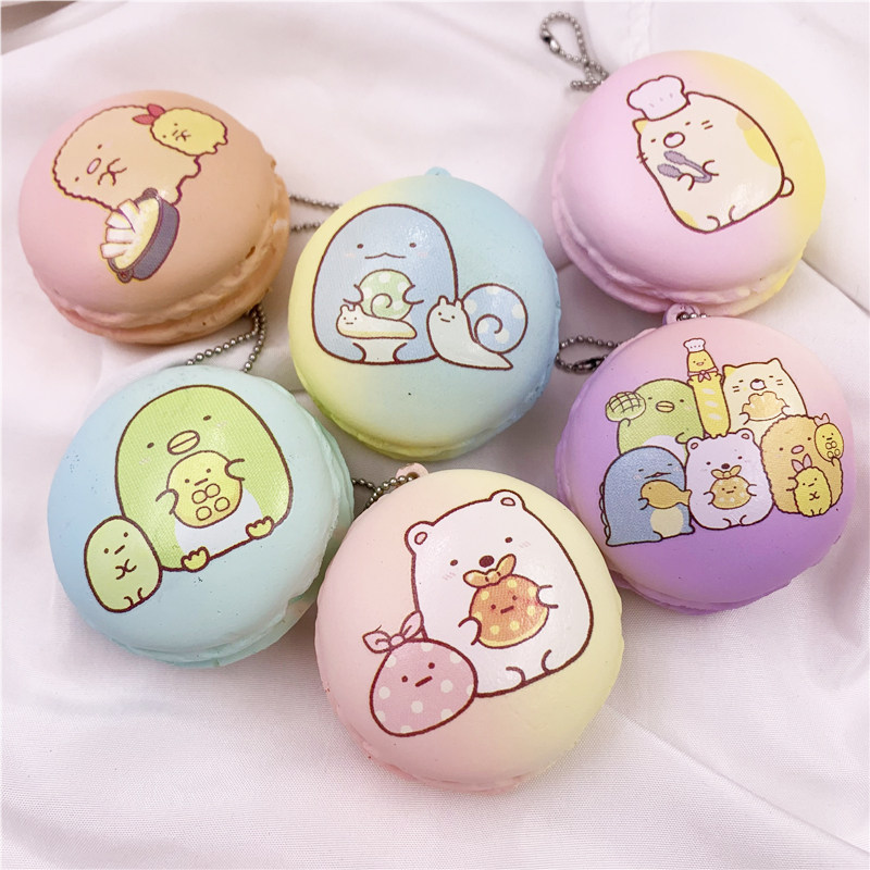 Cute Corner Creature Macaron Slow Rebound Sumikko squishy Decompression Soft Charm Toy - Taobao