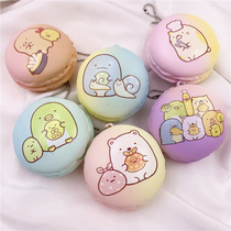 Cute corner creature macaron slow rebound Sumikko squishy unzip soft soft ornament pendant toy
