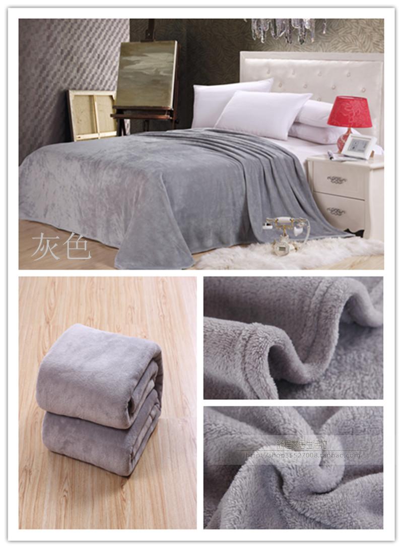 Fale nhung chăn sheets flannel giải trí chăn điều hòa không khí chăn khăn là màu tinh khiết nhung san hô chăn